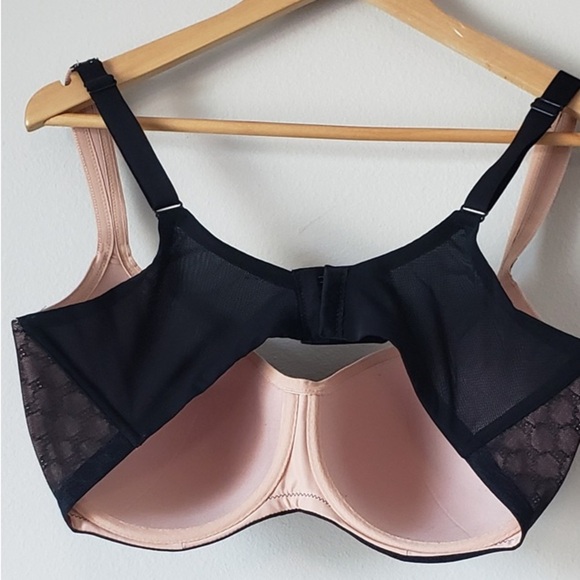 Soma Chic Black and Tan Patterned Bra - Picture 3 of 3